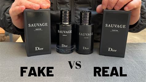 dior sauvage real vs fake